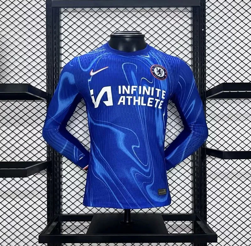 Chelsea Authentic Football Jersey Home Long Sleeve Shirt 2024/25 - sinoshirt