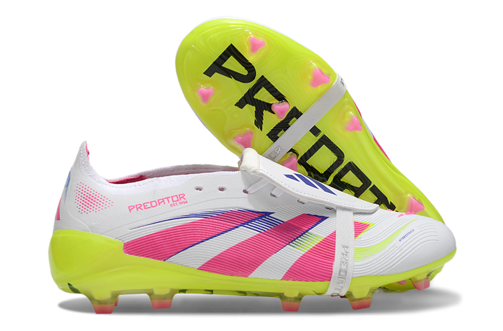 Predator Elite Fold-over Tongue FG Celestial Victory - Footwear WhiteLucidPinkLucid Lemon - sinoshirt