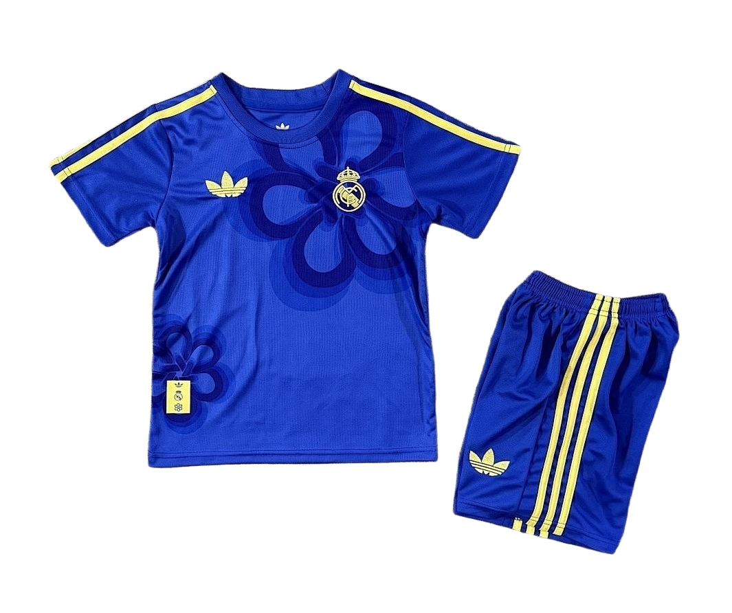Real Madrid Soccer Jersey Chinese Knot Cultral Story Kids Kit Jersey+Shorts 2025/26 - sinoshirt
