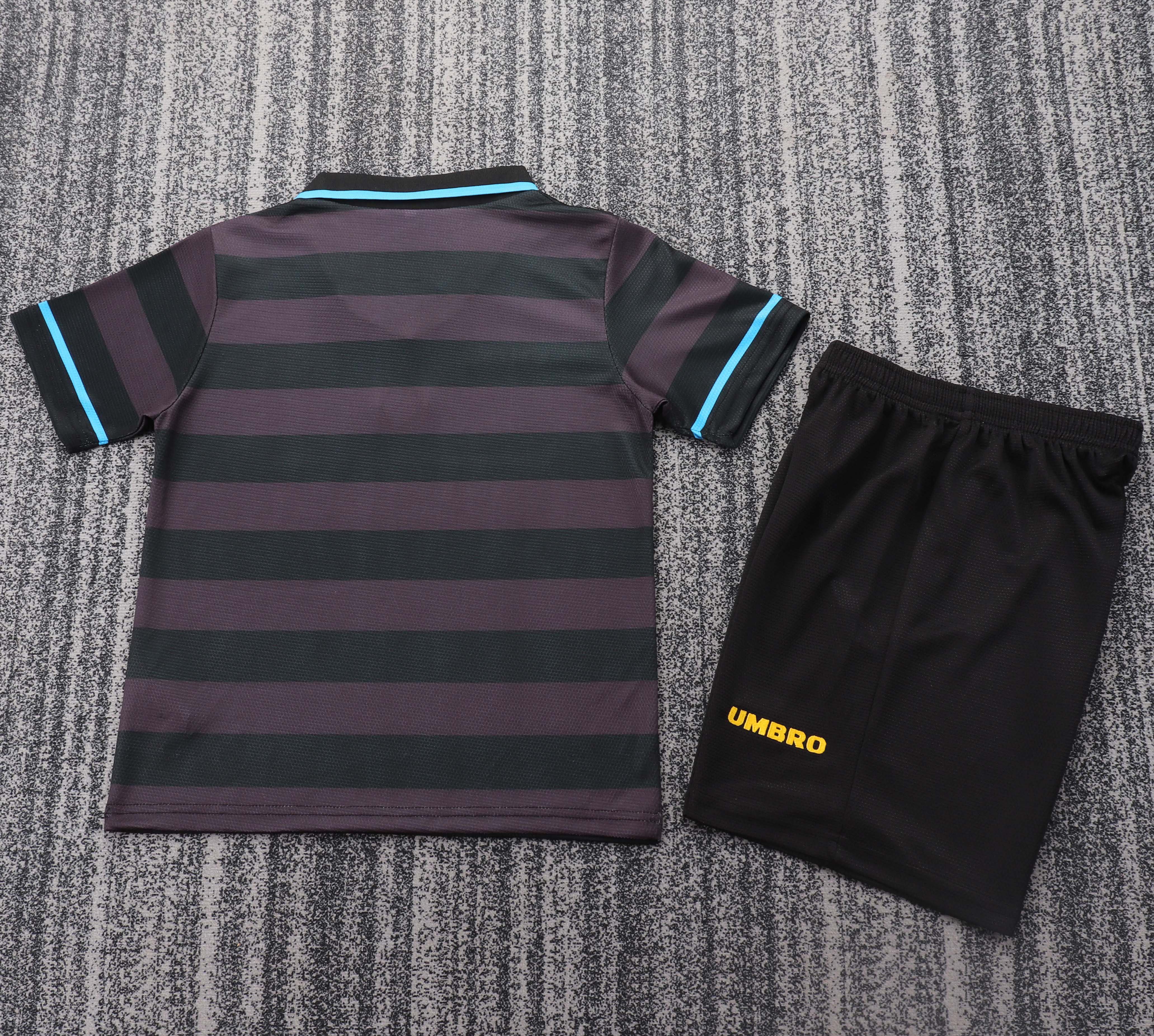 Inter Milan Retro Jersey Third Away Kids Kit Jerseys+Shorts 1997/98 - sinoshirt