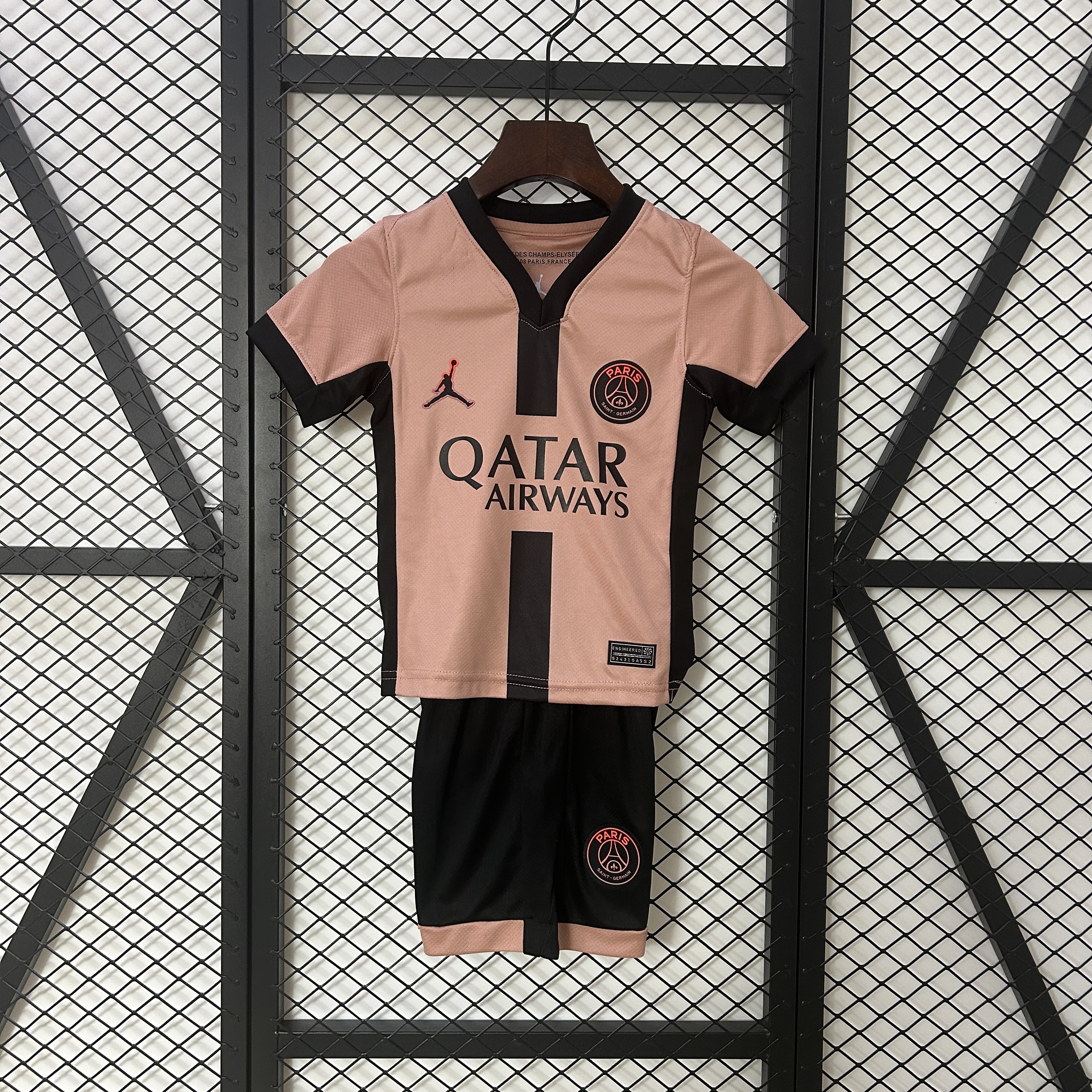 PSG Soccer Jersey Third Away Kids Kit Jersey+Shorts 2024/25 - sinoshirt