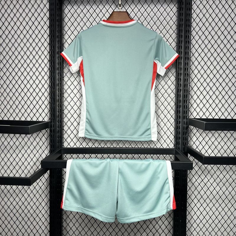 Atletico Madrid Soccer Jersey Away Kids Kit Jersey+Shorts 2024/25 - sinoshirt