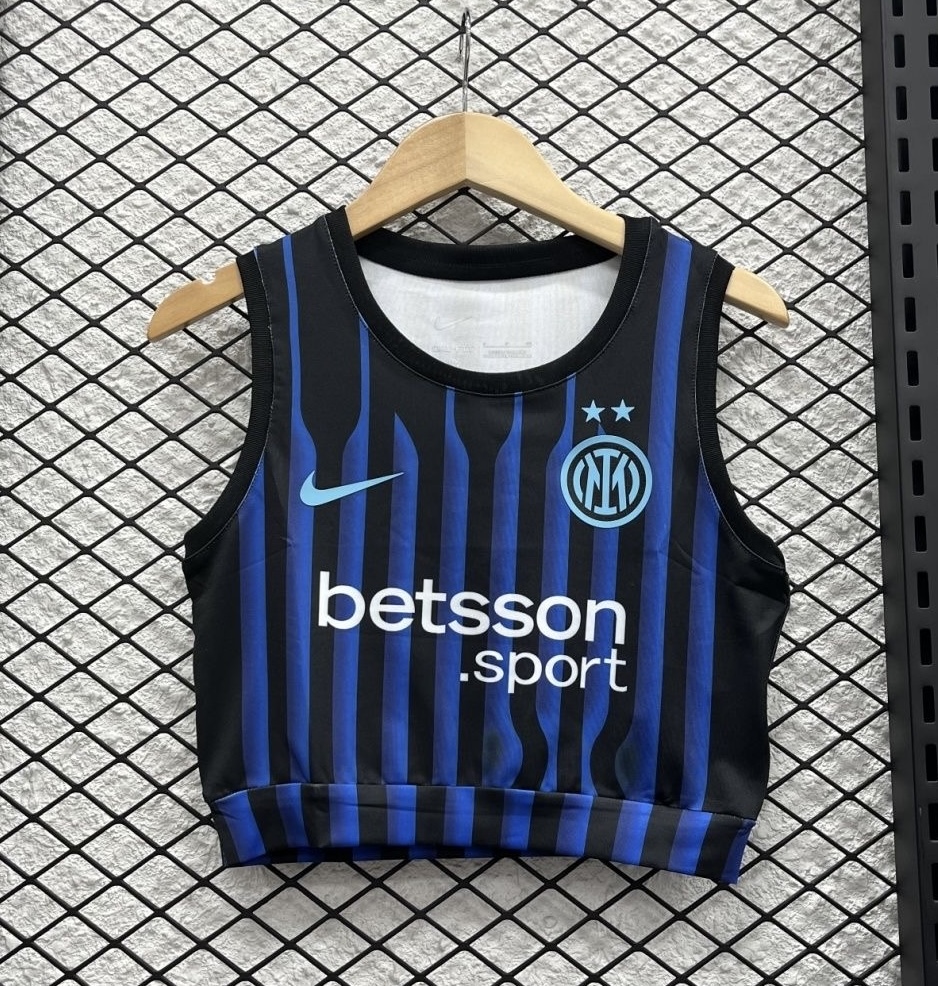 Inter Milan Soccer Jersey Home Women's Vest 2025/26 - sinoshirt