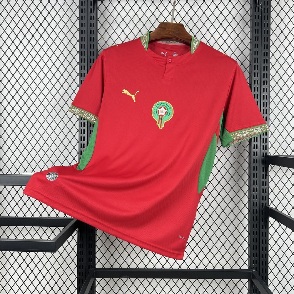 Morocco Soccer Jersey Home Custom Shirt 2026-27 World Cup - sinoshirt