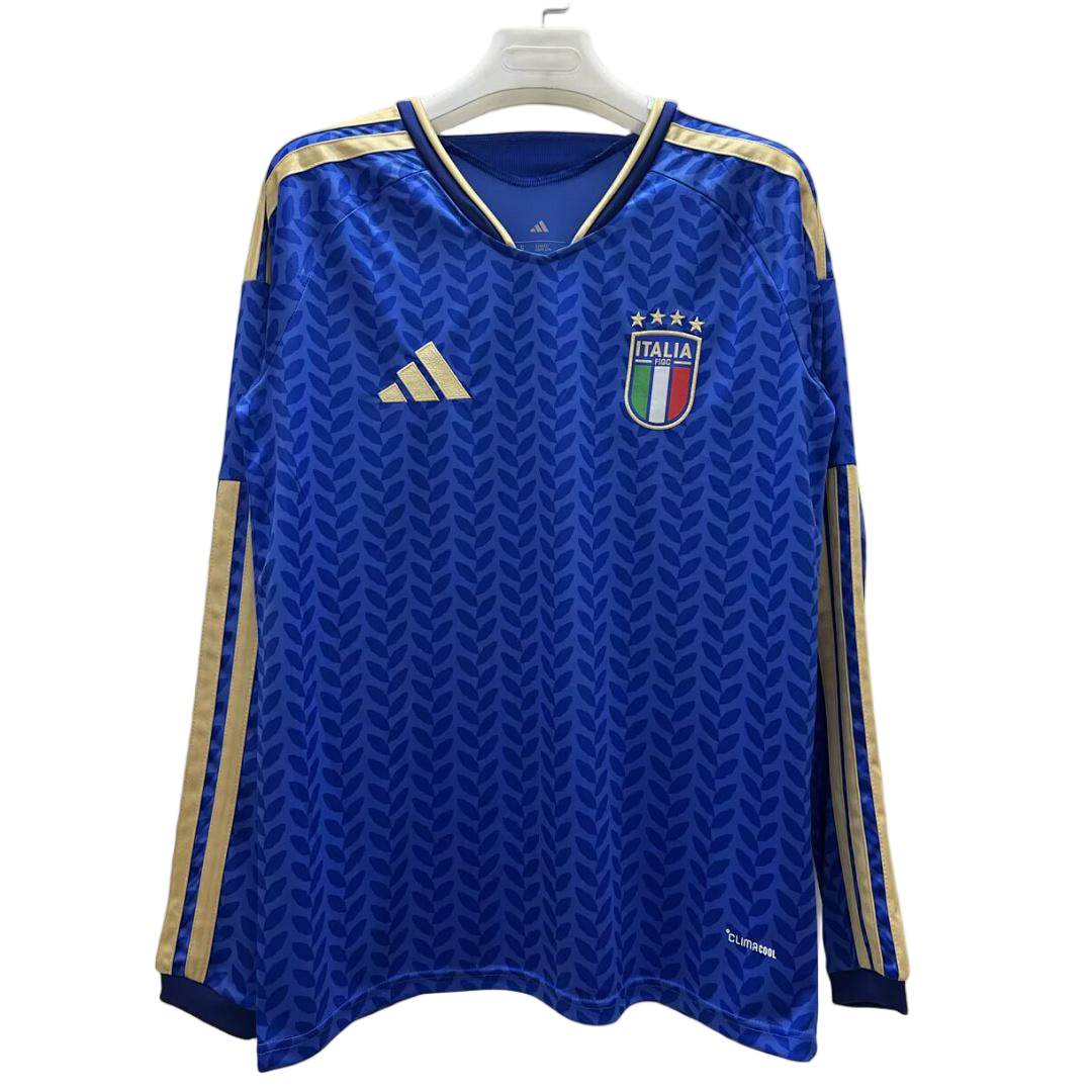 Italy Soccer Jersey Home Long Sleeve Custom Shirt World Cup 2026 - sinoshirt