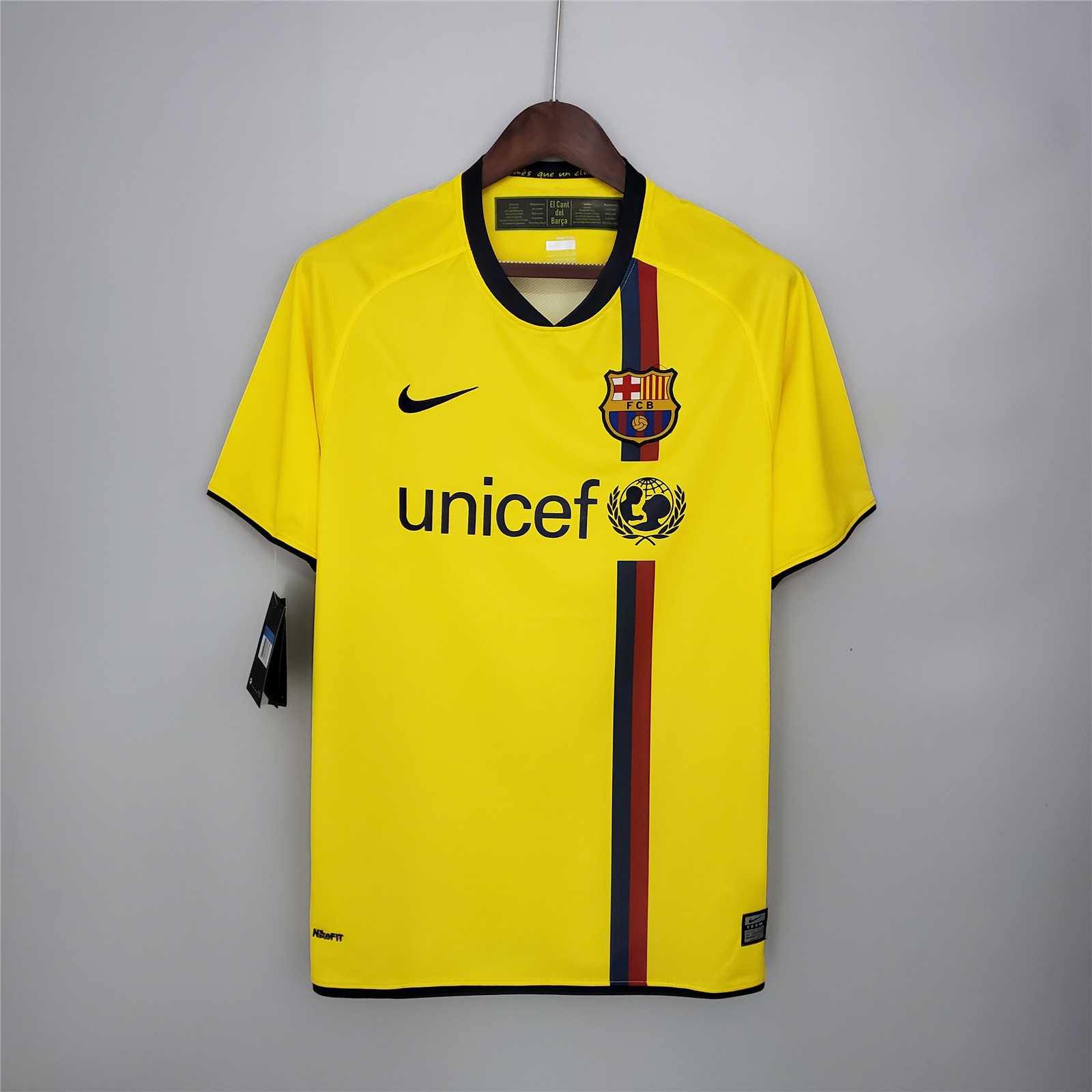Barcelona Retro Jersey Away Soccer Shirt 2008/09 - sinoshirt