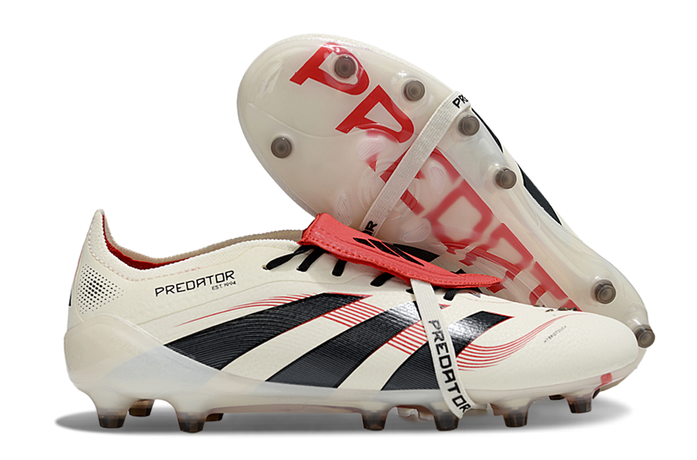 Predator Elite Fold-over Tongue FG Champagne - Off WhiteCore BlackPure Ruby - sinoshirt