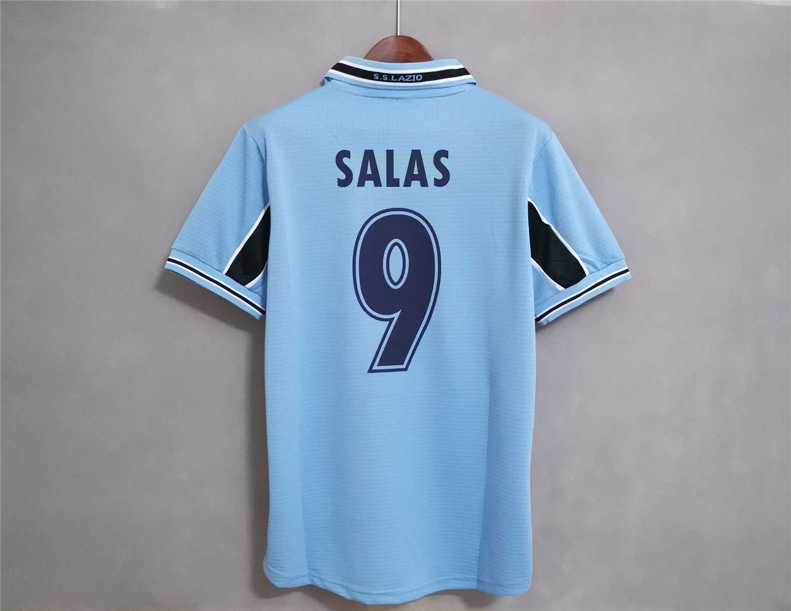 Lazio Retro Soccer Jersey Home Custom Shirt 1998/99 - sinoshirt