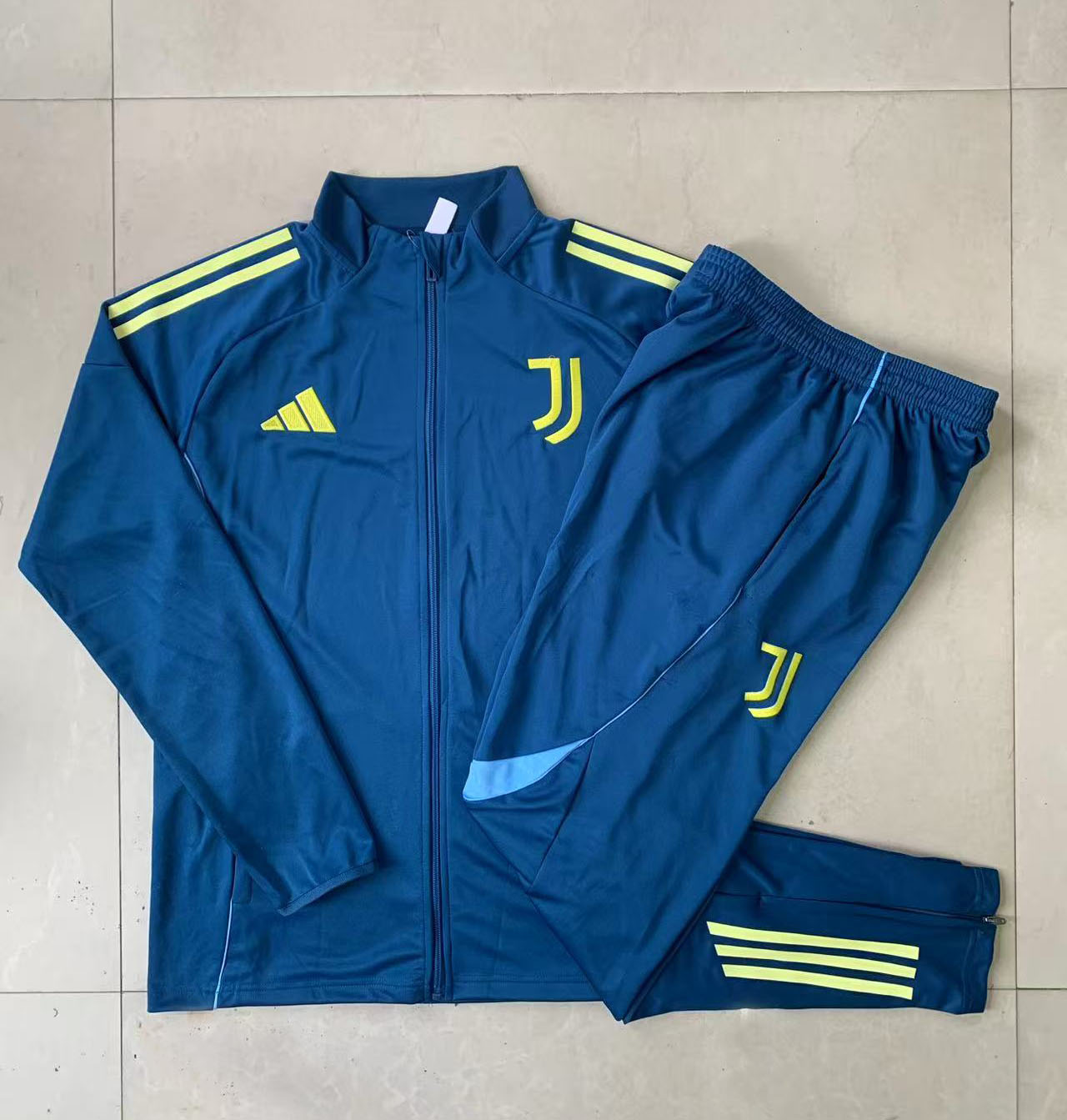 Kids Juventus Training Kit (Jacket+Pants) Indigo Blue 2025/26 - sinoshirt