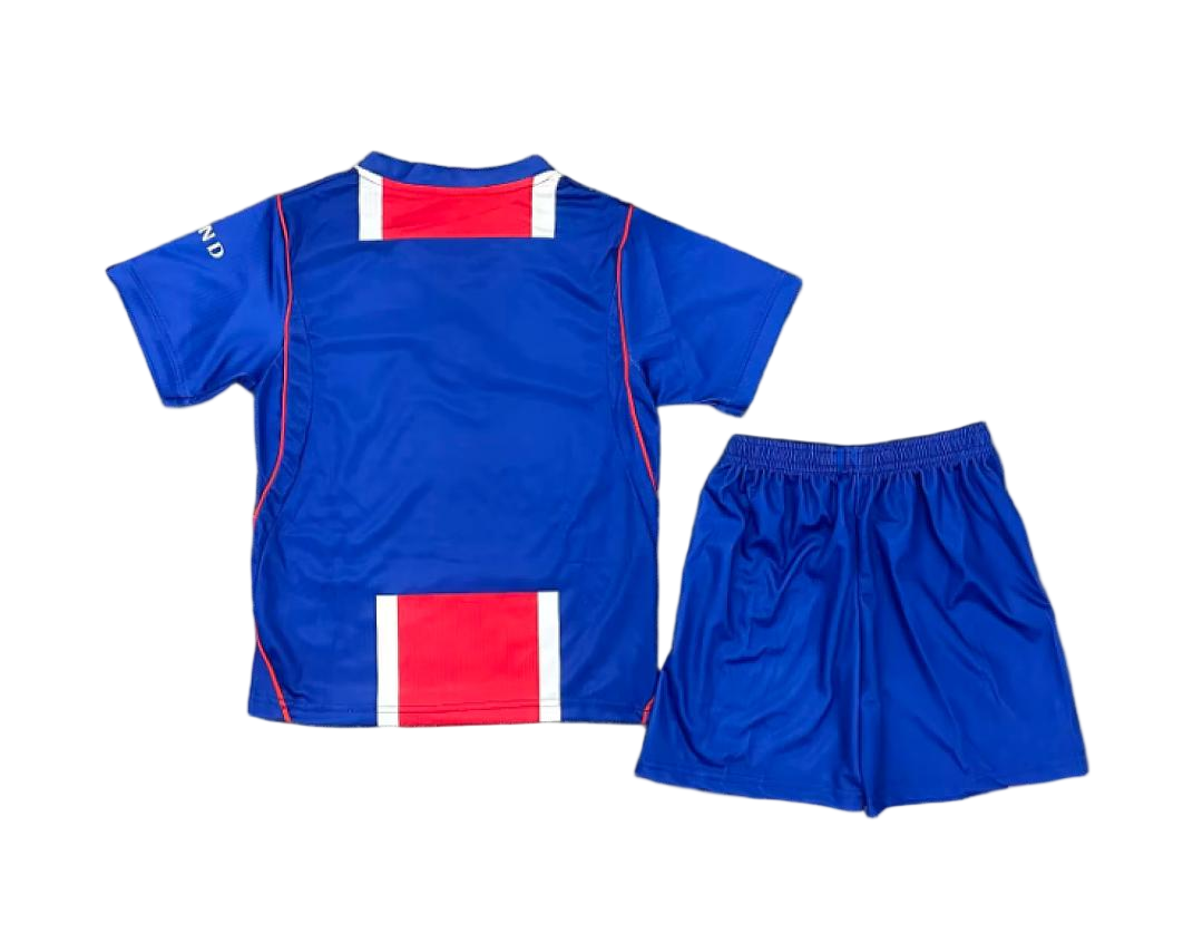 PSG Football Jersey Home Kids Kit Jersey+Shorts 2026/27 - With Stars - sinoshirt