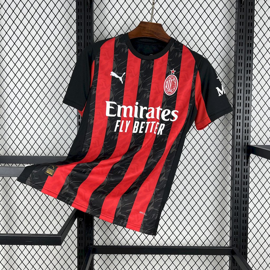 AC Milan Soccer Jersey Home Custom Shirt 2025/26 - sinoshirt