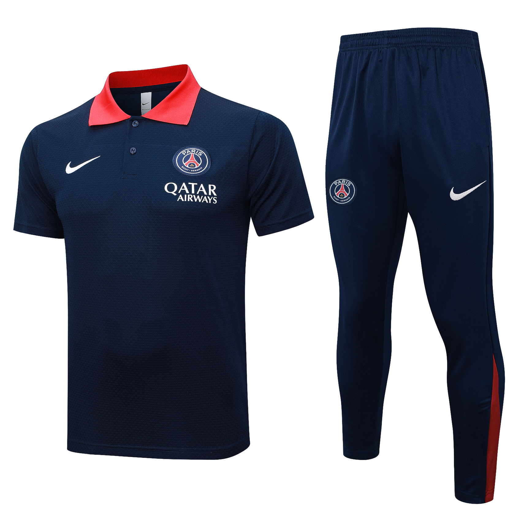 PSG Training Kit (Polo+Pants) Cyan 2025/26 - sinoshirt