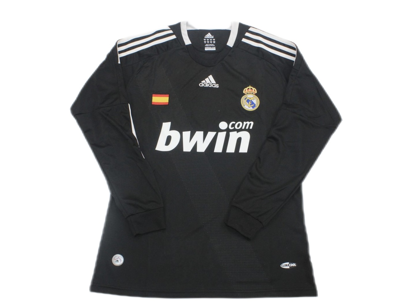Real Madrid Retro Jersey Third Away Long Sleeve Custom Soccer Shirt 2008/09 - sinoshirt