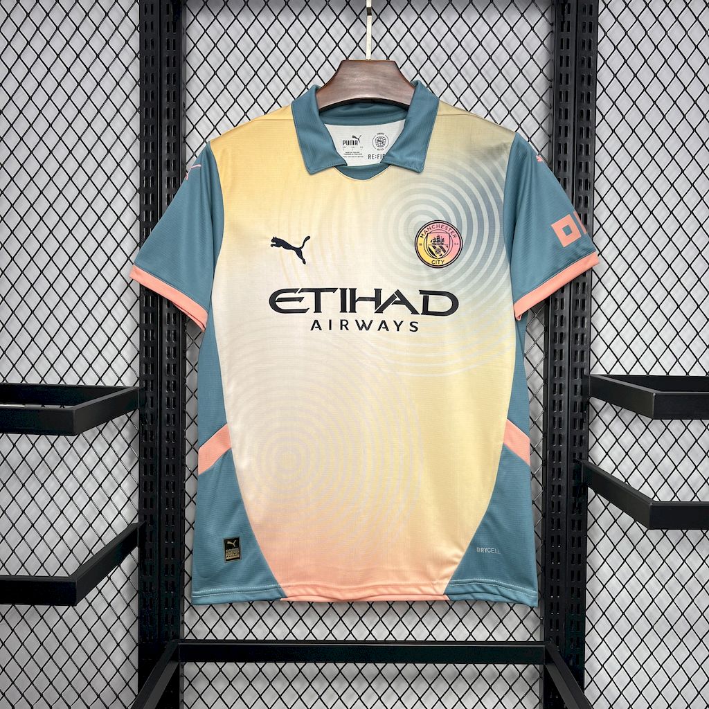 Manchester City Fourth Away Football Jersey Shirt 2024/25 - sinoshirt
