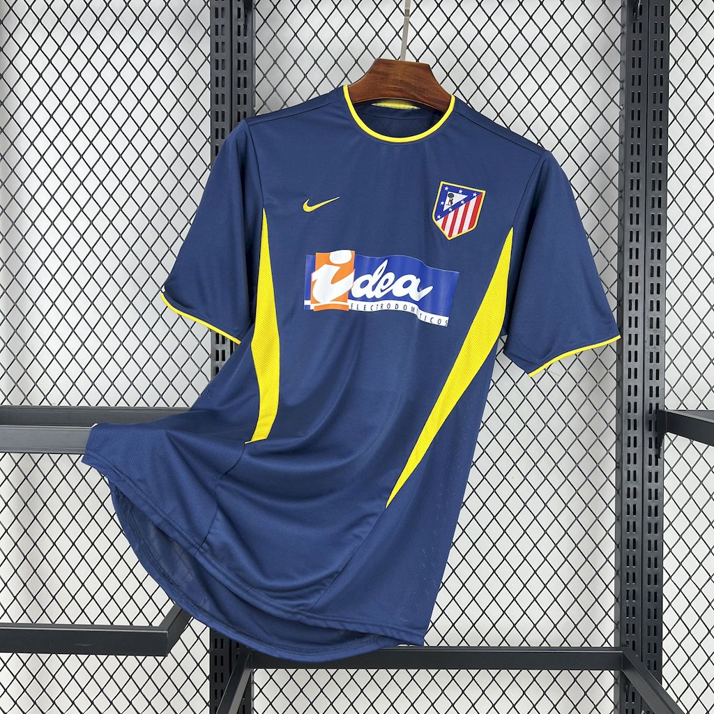 Atletico Madrid Retro Soccer Jersey Away Shirt 2002-03 - sinoshirt