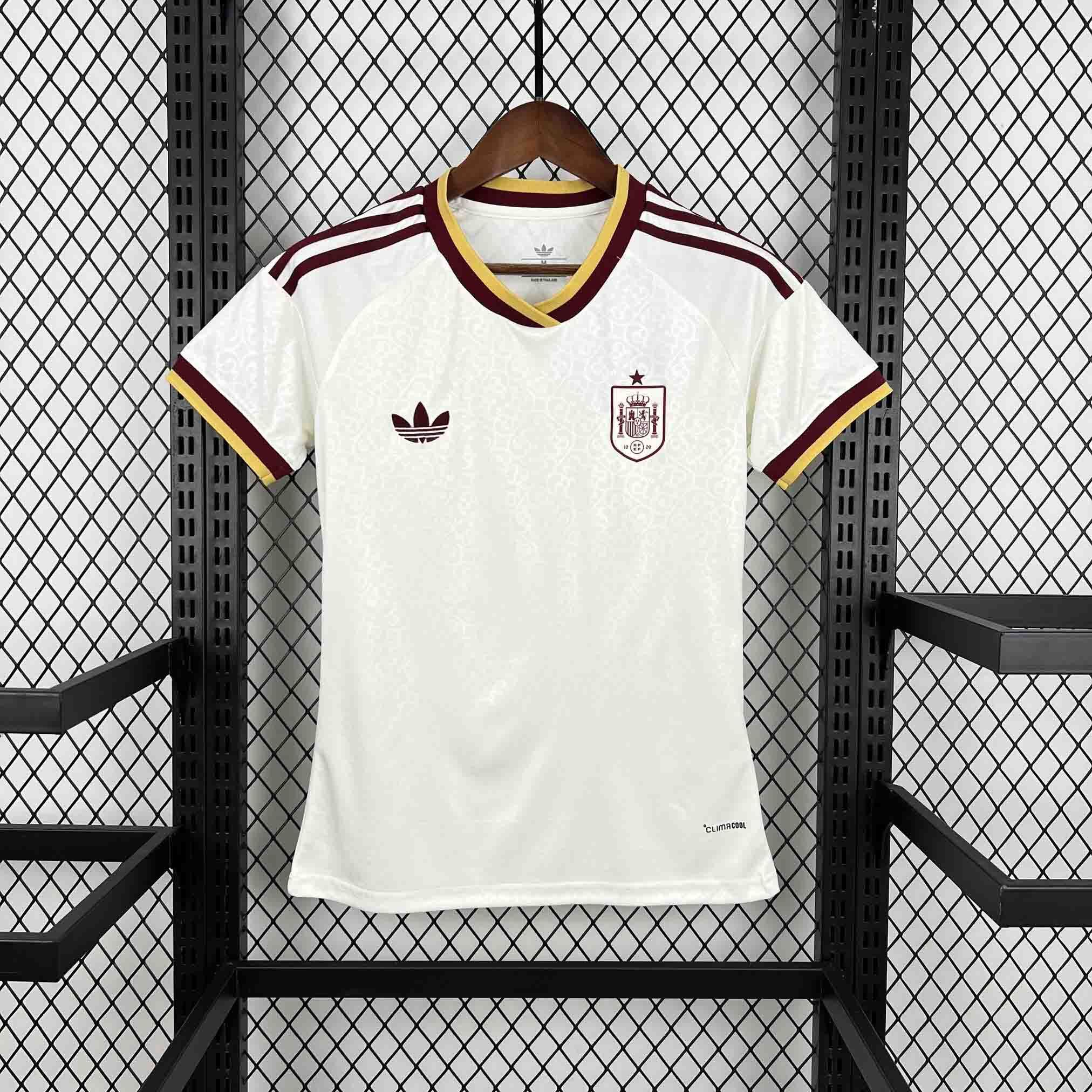 Spain Soccer Jersey Women's Away Custom Shirt World Cup 2026 - sinoshirt