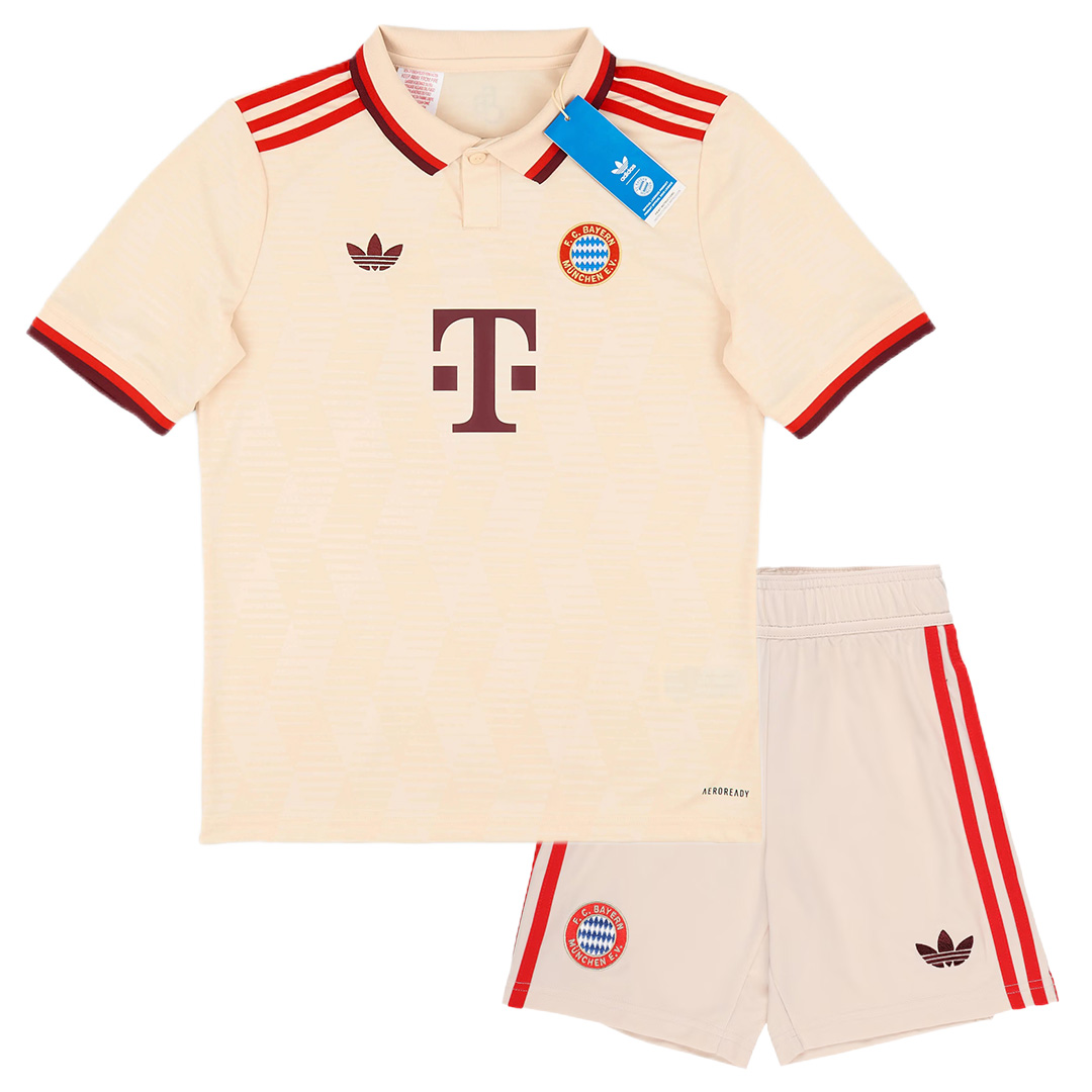 Kids Bayern Munich Custom Third Away Soccer Kits 2024/25 - sinoshirt