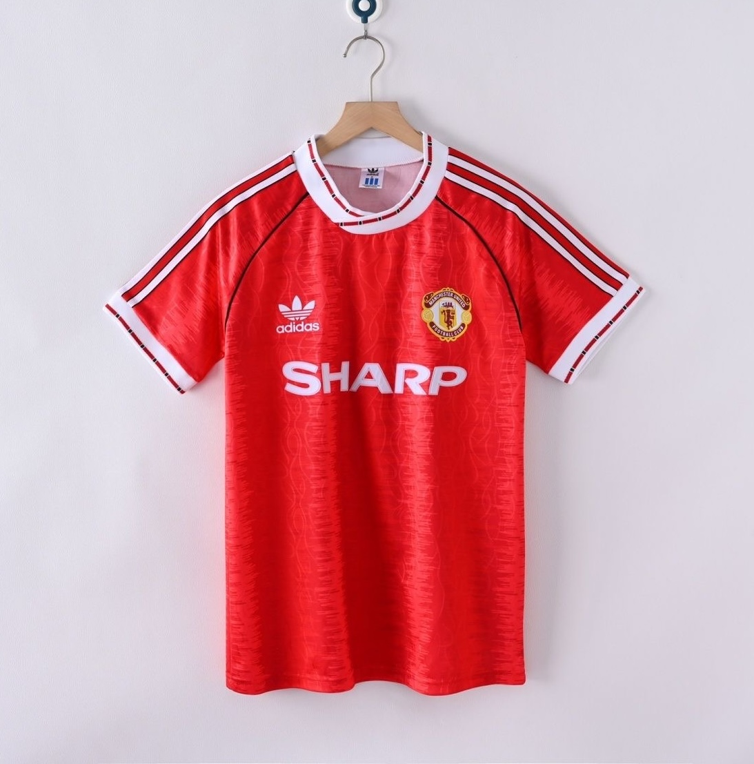 Manchester United Retro Home Football Jersey Shirt 1990/92 - sinoshirt