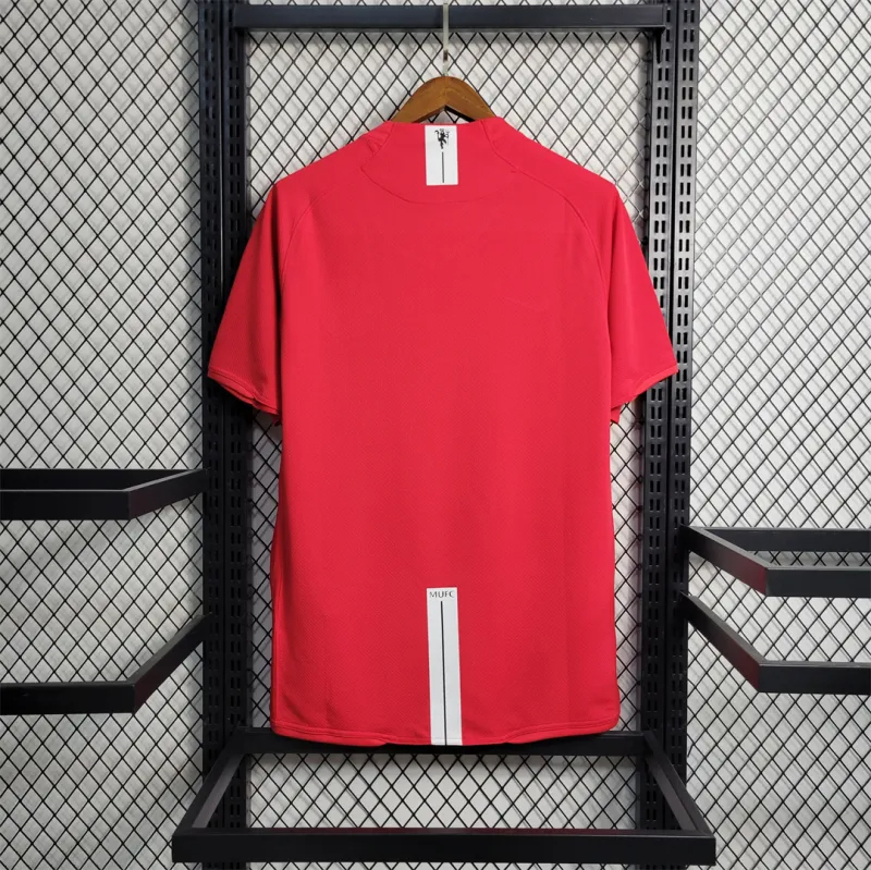 Manchester United Retro Home UCL Final Football Jersey Shirt 2007/08 - sinoshirt