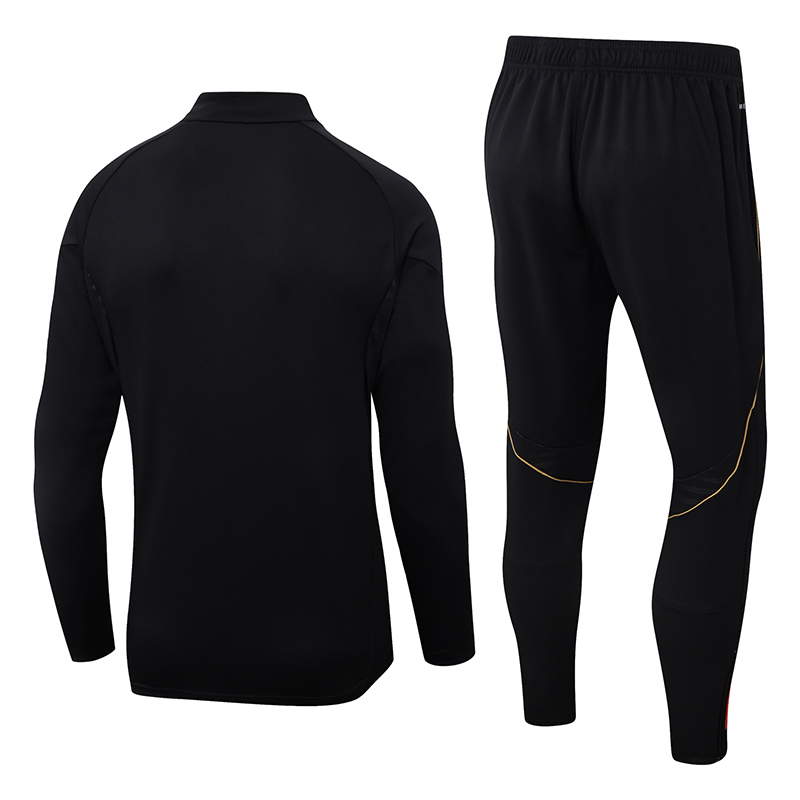 Olympique Lyonnais Training Kit (Sweatshirt+Pants) Black 2025/26 - sinoshirt