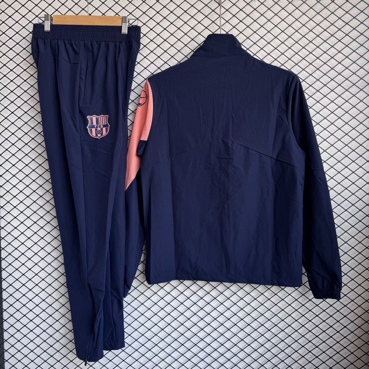 Barcelona Windbreaker With Pants Blue 2025/26 - sinoshirt