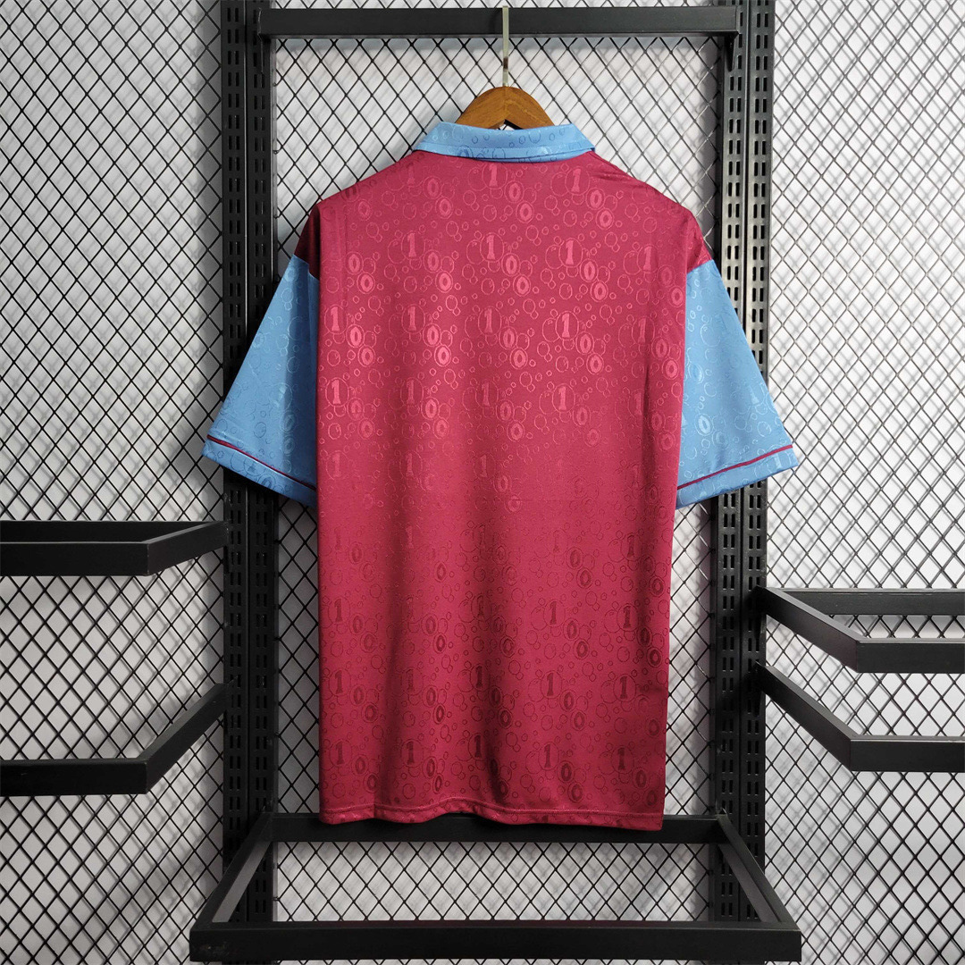 West Ham United Retro Football Jersey Home Custom Shirt 1995/97 - sinoshirt