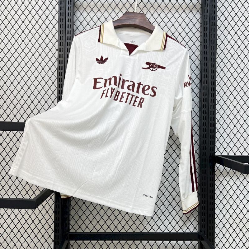 Arsenal Soccer Jersey Third Away Long Sleeve Custom Shirt 2025/26 - sinoshirt
