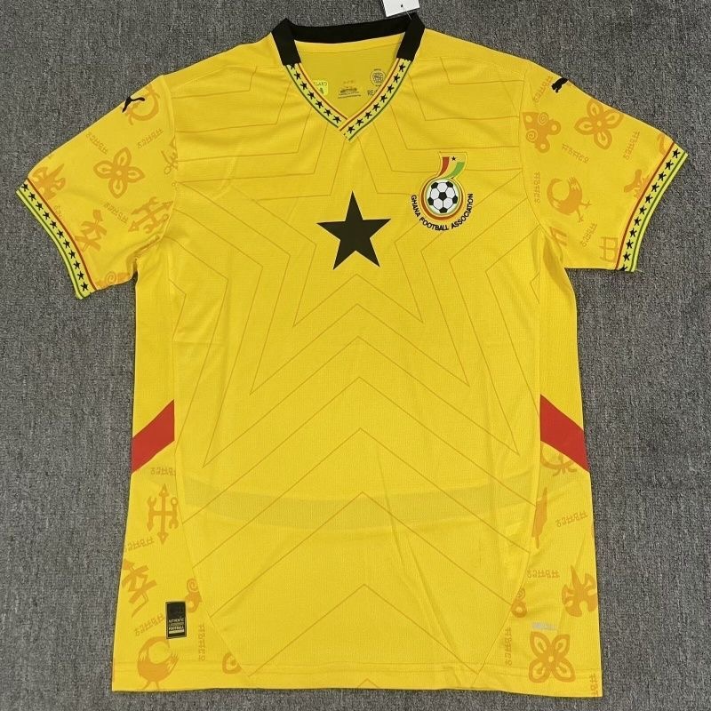 Ghana Soccer Jersey Away Custom Shirt World Cup 2024-25 - sinoshirt