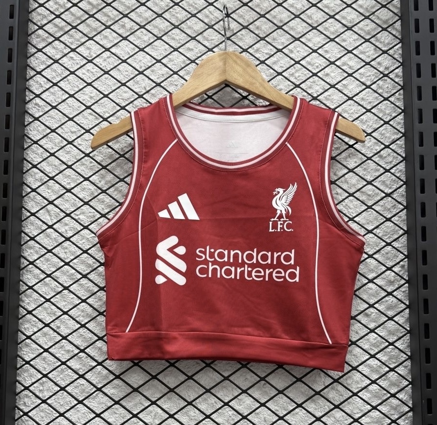 Liverpool Football Jersey Home Women's Vest 2025/26 - sinoshirt