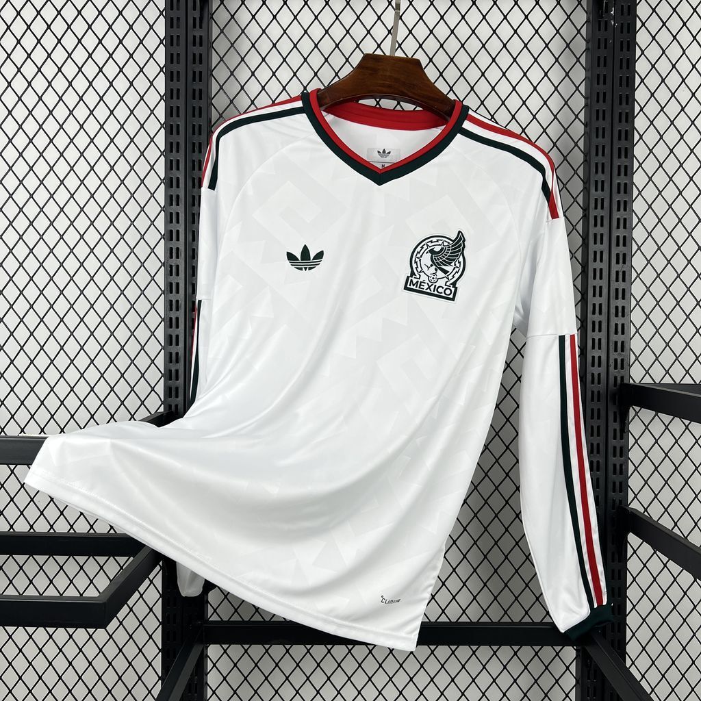 Mexico Soccer Jersey Away Custom Long Sleeve Shirt World Cup 2026 - sinoshirt