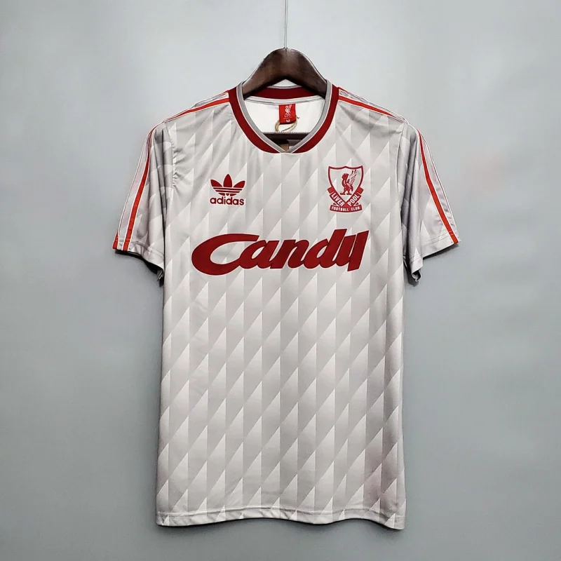 Liverpool Retro Football Jersey Away Custom Shirt 1989-91 - sinoshirt