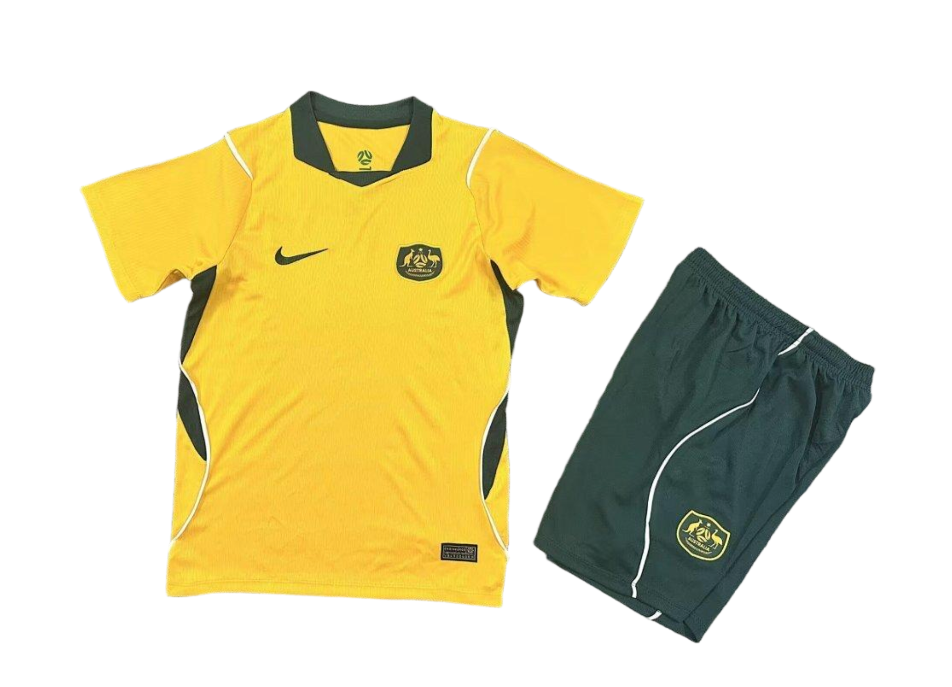 Australia Soccer Jersey Home Kids Kit Jersey+Shorts World Cup 2026 - sinoshirt