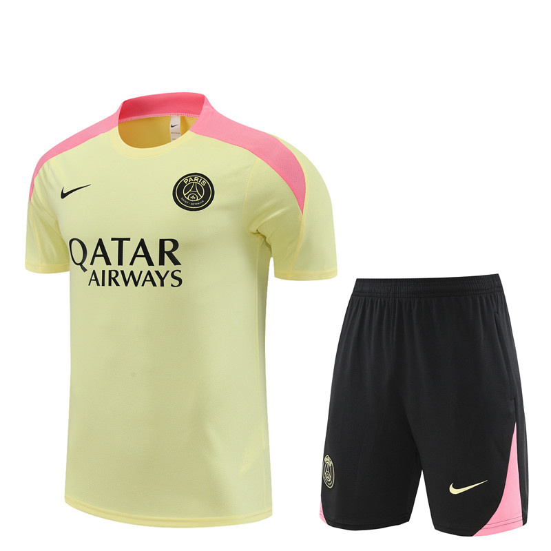 PSG Training Jersey Kit Yellow 2024/25 - sinoshirt