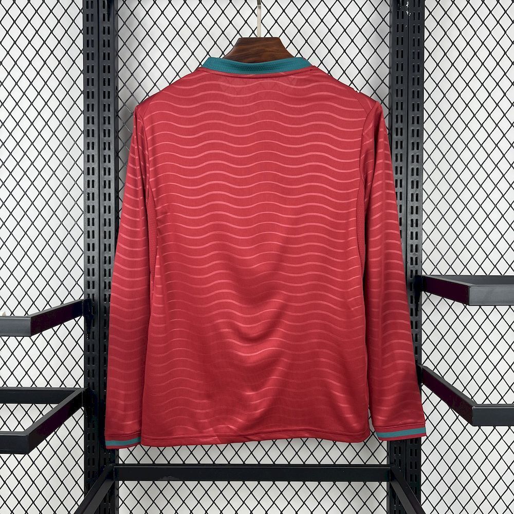 Portugal Soccer Jersey Home Long Sleeve Custom Shirt World Cup 2026 - sinoshirt