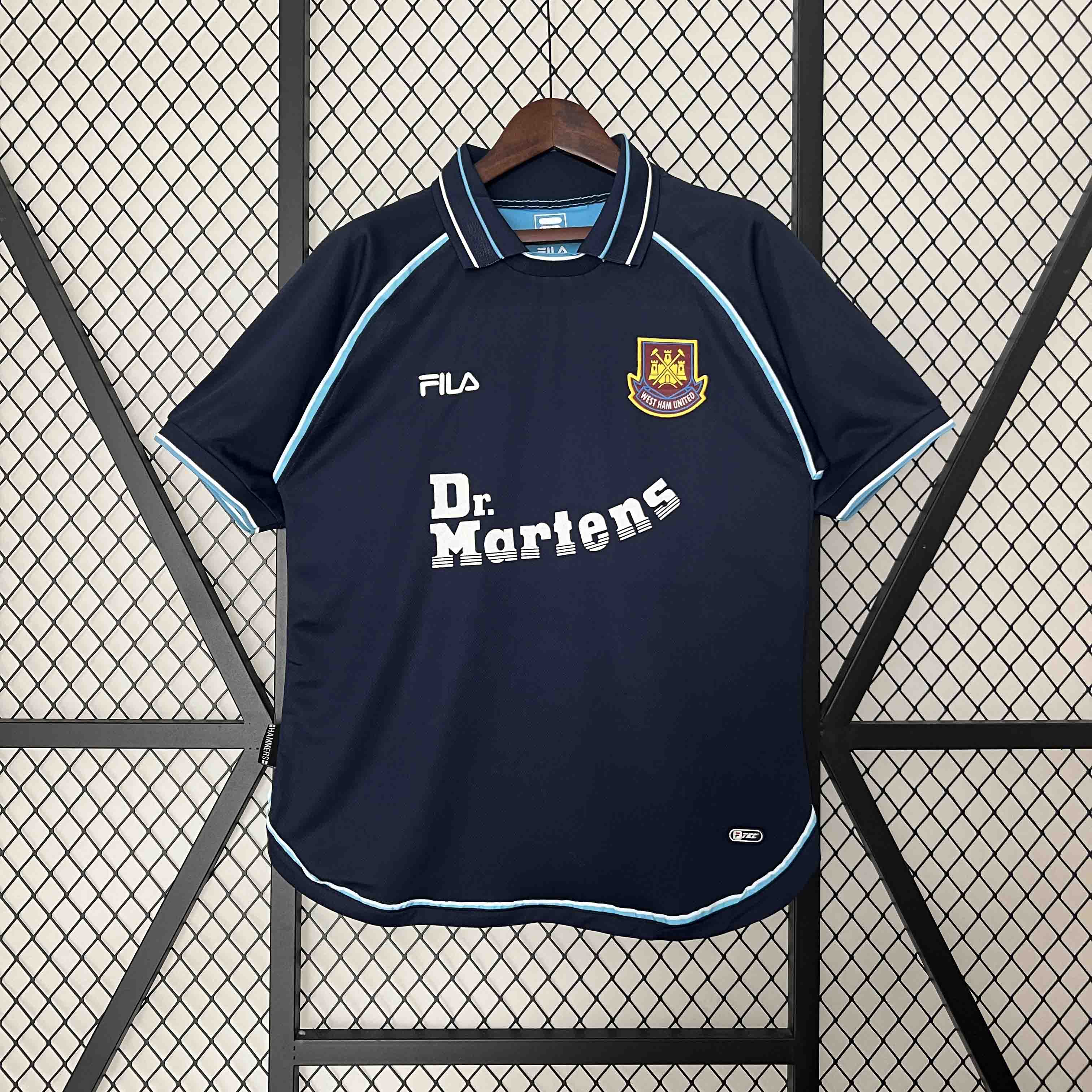 West Ham United Retro Football Jersey Third Away Custom Shirt 1999/01 - sinoshirt