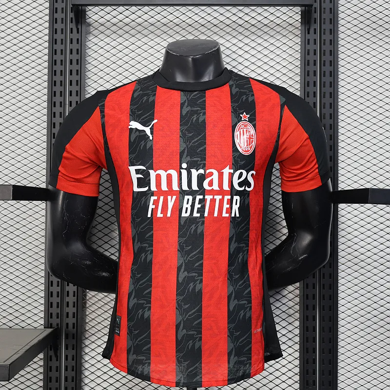 AC Milan Authentic Soccer Jersey Home Shirt 2025/26 - sinoshirt