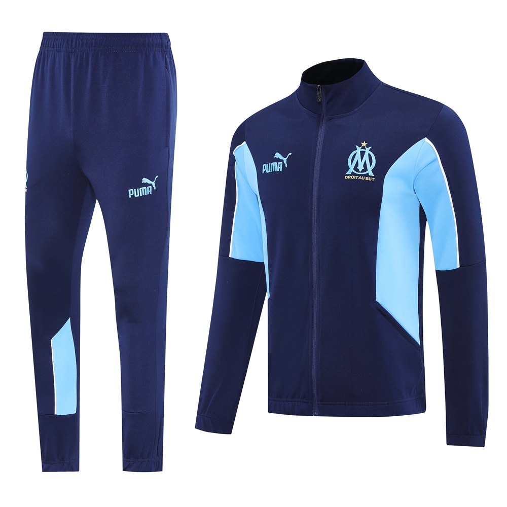 Marseille Training Kit (Jacket+Pants) Royalblue 2025/26 - sinoshirt
