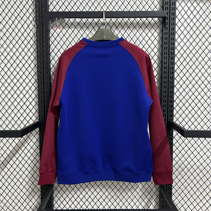 Barcelona Training Kit Casual Sweatshirt Blue 2025/26 - sinoshirt