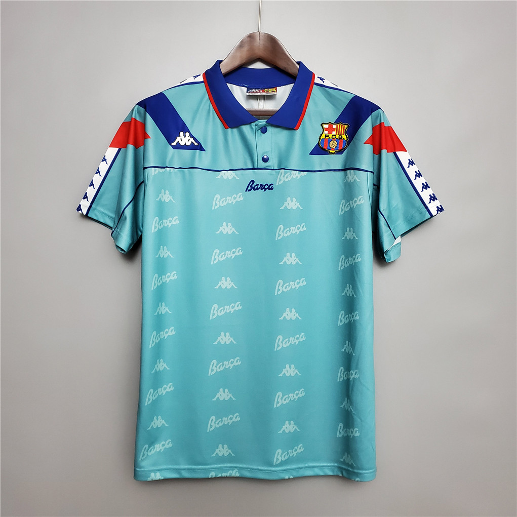 Barcelona Retro Jersey Away Soccer Shirt 1992/95 - sinoshirt