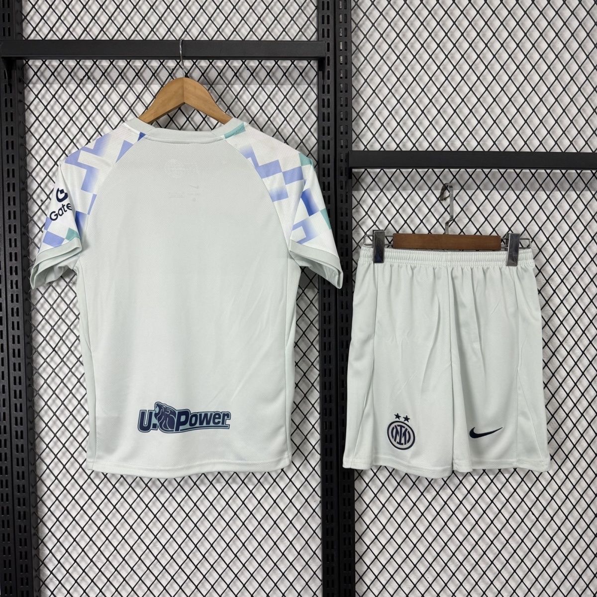 Inter Milan Soccer Jersey Away Kids Kit Jerseys+Shorts 2025/26 - sinoshirt