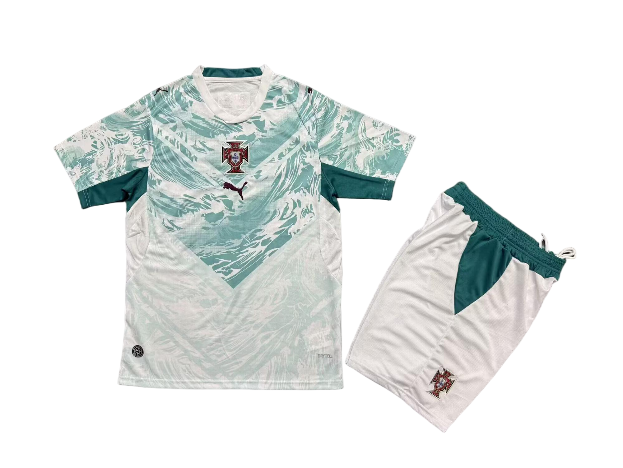 Portugal Away Football Uniform Kids Kit Jersey+Shorts World Cup 2026 - sinoshirt