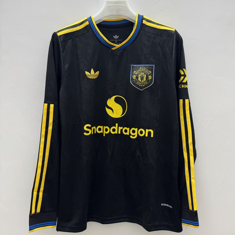 Manchester United Third Away Long Sleeve Football Jersey Shirt 2025/26 - sinoshirt