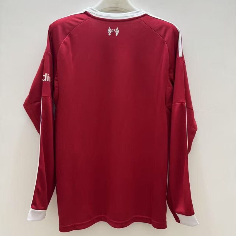 Liverpool Football Jersey Home Long Sleeve Custom Shirt 2025/26 - sinoshirt