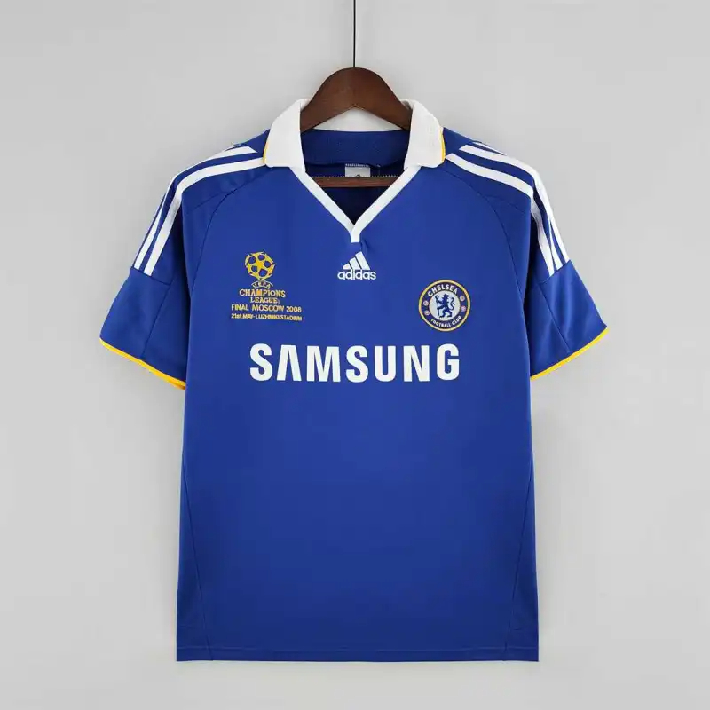 Chelsea Retro Football Jersey Home Shirt UCL Final 2007-08 - sinoshirt