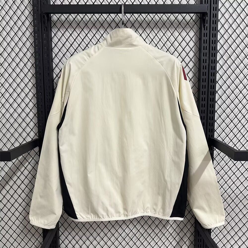 Liverpool Windbreaker Jacket Off-White 2025/26 - sinoshirt