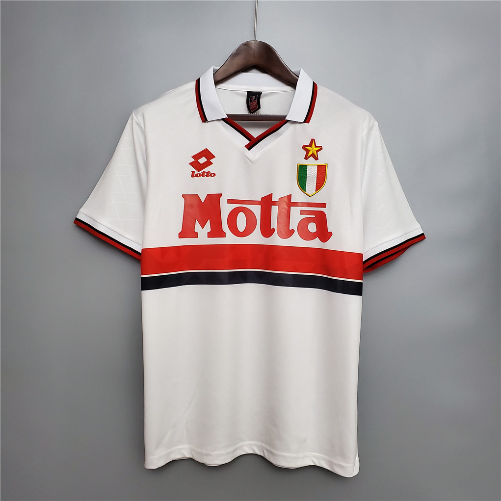 AC Milan Retro Soccer Jersey Away Custom Shirt 1993/94 - sinoshirt