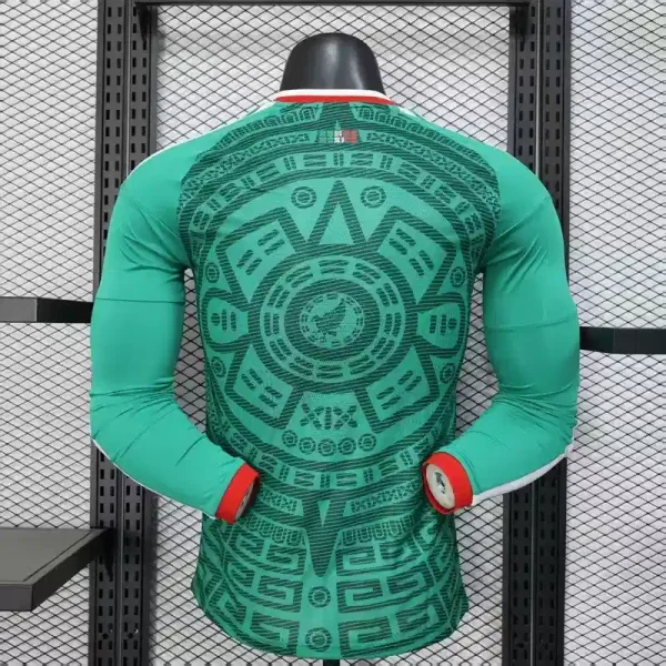 Mexico Authentic Home Kit Long Sleeve Soccer Jersey World Cup 2026 - sinoshirt