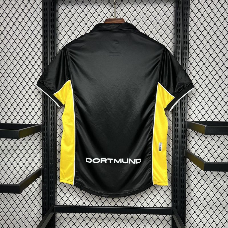 Borussia Dortmund Retro Jersey Away Soccer Shirt 1998-2000 - sinoshirt