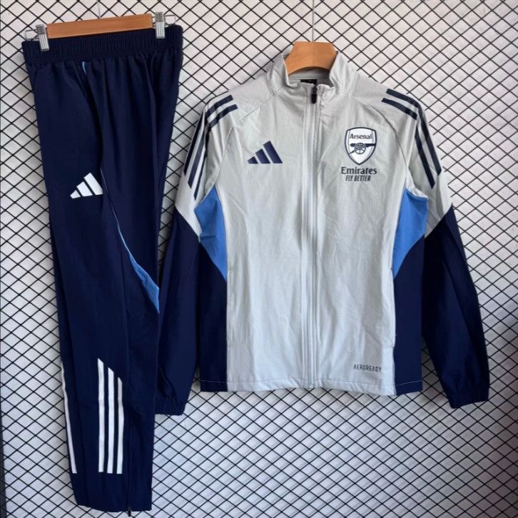 Arsenal Windbreaker With Pants Gray 2025/26 - sinoshirt