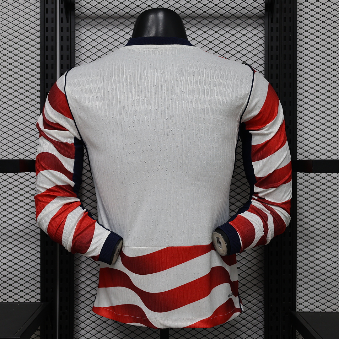 USA Authentic Soccer Jersey Home Long Sleeve Shirt World Cup 2026 - sinoshirt